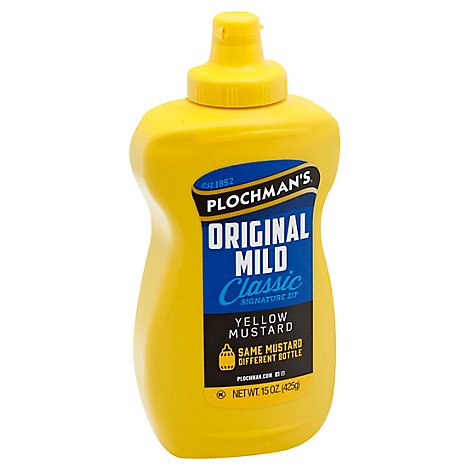 Plochmans Mustard Yellow Mild - 15 OZ