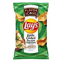 Lays Kettle Cooked Potato Chips New York Style Pizza - 8 OZ - Image 1