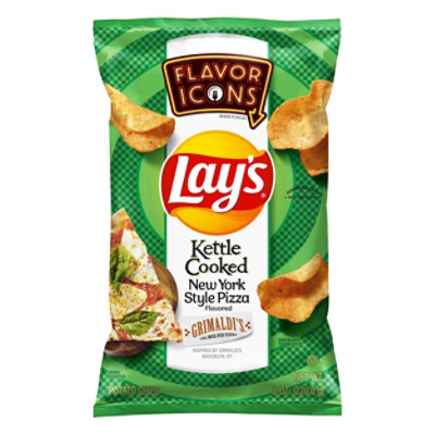 Lays Kettle Cooked Potato Chips New York Style Pizza - 8 OZ