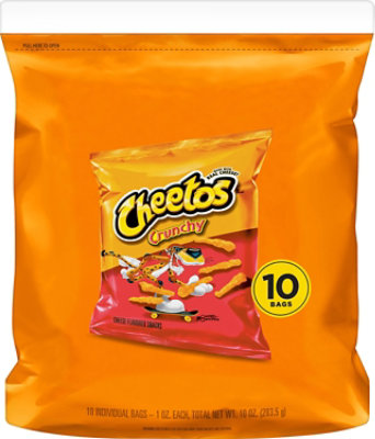 Cheetos Crunchy Cheese Flavored Snacks - 10 CT - Image 2