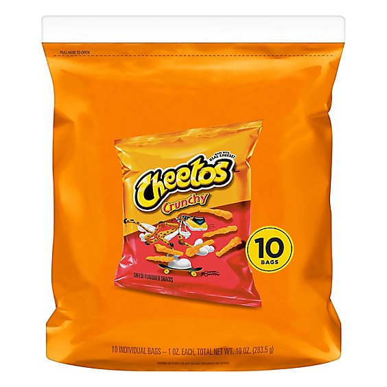 Cheetos Crunchy Cheese Flavored Snacks - 10 CT