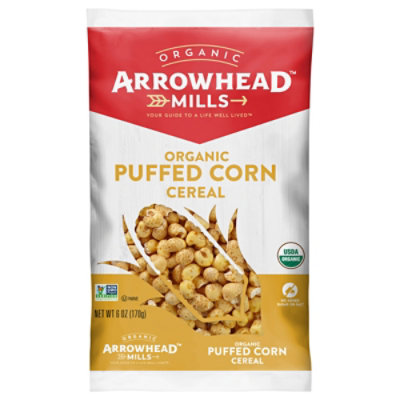 Arrowhead Mills Cereal Puff Corn Ns - 6 OZ - Image 3