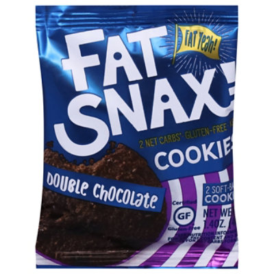 Fat Snax Cookie Dbl Choc Chip - 1.4 OZ - jewelosco