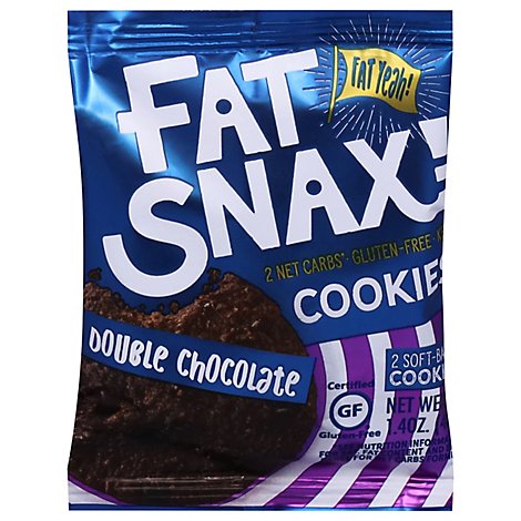 Fat Snax Cookie Dbl Choc Chip - 1.4 OZ