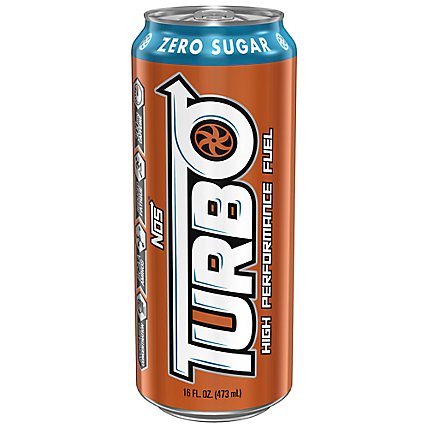 NOS Turbo Zero Sugar Energy Drink - 16 Fl. Oz. - Image 1