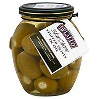 Delallo Green Olives Stuffed W/ Blue Cheese In Oil - 13.1 OZ - Image 1