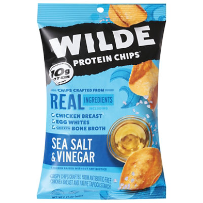 WILDE Protein Chips Sea Salt & Vinegar - 2.25 OZ - Image 3