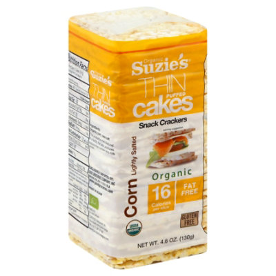 Suzies Corn Cake Puffed Salt - 4.5 OZ - Image 1