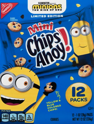 Chips Ahoy! Minions Mini Cookies - 12-1 OZ - Image 2