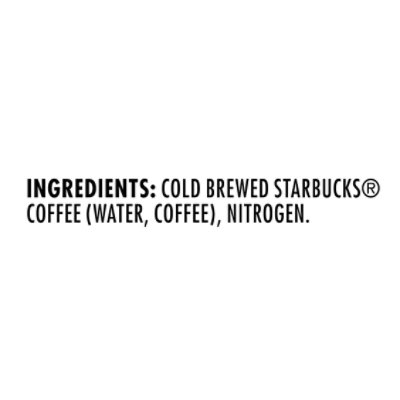 Starbucks Nitro Cold Brew Unsweet - 9.6 FZ - Image 5