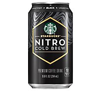 Starbucks Nitro Cold Brew Unsweet - 9.6 FZ