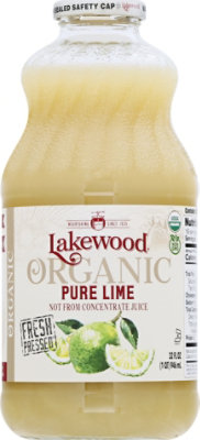 Lakewood Juice Pure Lime Org - 32 FZ - Image 2