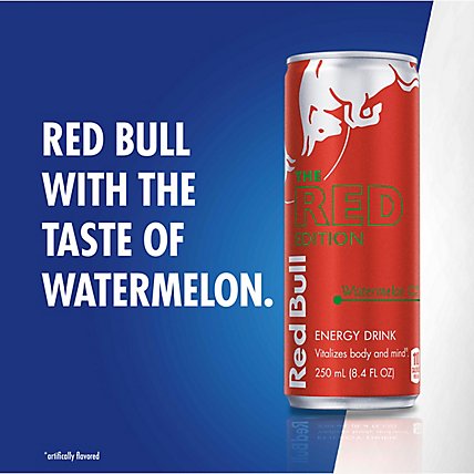 Red Bull Energy Drink Watermelon - 8.4 Fl. Oz. - Image 2
