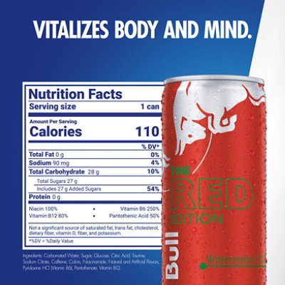 Red Bull Watermelon Energy Drink - 8.4 Fl. Oz. - Image 2