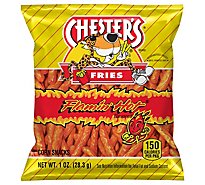 CHESTERS Fries Flamin Hot Corn & Potato Snacks Plastic Bag - 1 OZ