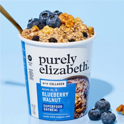 Purely Elizabeth Blueberry Walnut Collagen Protein Oats - 2 Oz - Image 5