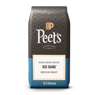 Peet's Coffee Big Bang Medium Roast Whole Bean Coffee Bag