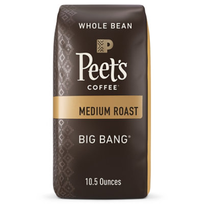 Peet's Coffee Big Bang Medium Roast Whole Bean Coffee Bag - 10.5 Oz - Image 1