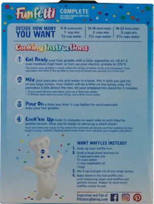 Pillsbury Funfetti Buttermilk With Candy Bits Pancake/waffle Mix Powder - 28 Oz - Image 8