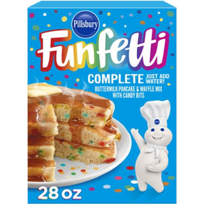 Pillsbury Funfetti Buttermilk With Candy Bits Pancake/waffle Mix Powder - 28 Oz - Image 2