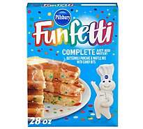 Pillsbury Funfetti Buttermilk With Candy Bits Pancake/waffle Mix Powder - 28 Oz