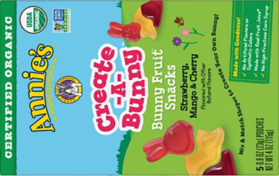 Annies Organic Build A Bunny Fruit Snacks - 4 OZ - Image 6