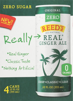 Reeds Zero Ginger Ale Slim - 4-12 FZ - Image 6