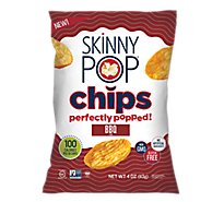 SkinnyPop Popped Chips Bbq - 4 Oz