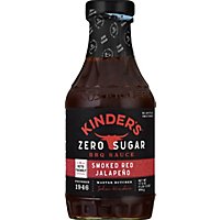 Kinders Zero Sugar Smoked Red Jalapeno Bbq Sauce - 17.5 OZ - Image 2
