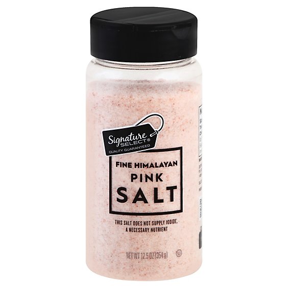 Signature Select Fine Pink Himalayan Salt - 12.5 OZ