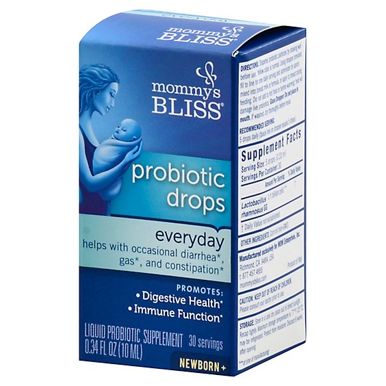 Mommys Bliss Probiotic Drops Baby - .34 FZ