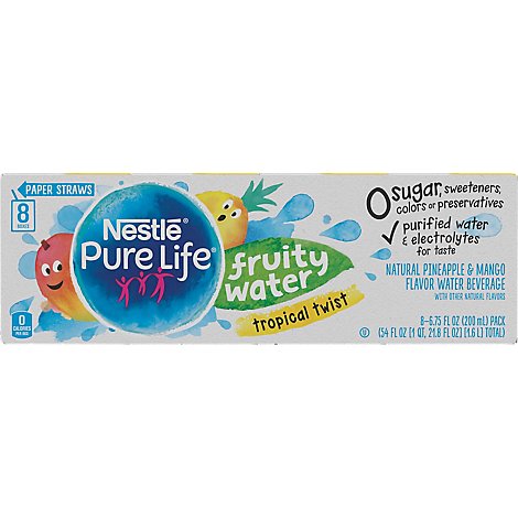 Nestle Pl Fruity Water Tropical Twist - 8-6.75 FZ
