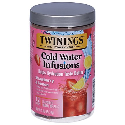 Twining Tea Tea Cold Strwbry Lemon - EA - Image 2