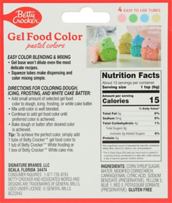 Betty Crocker Pastel Gel Food Coloring - 2.7 Oz - Image 6