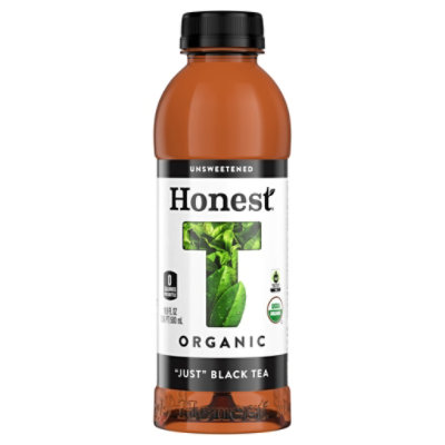 Honest Tea Just Black Bottle - 16.9 FZ