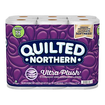 Quilted Northern Ultra Plush Toilet Paper 18 Mega Rolls - 18 CT - Image 2