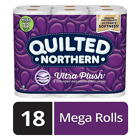 Quilted Northern Ultra Plush Toilet Paper 18 Mega Rolls - 18 CT