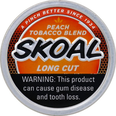 Skoal Long Cut Peach Smokeless Tobacco - 1.2 OZ - Image 2