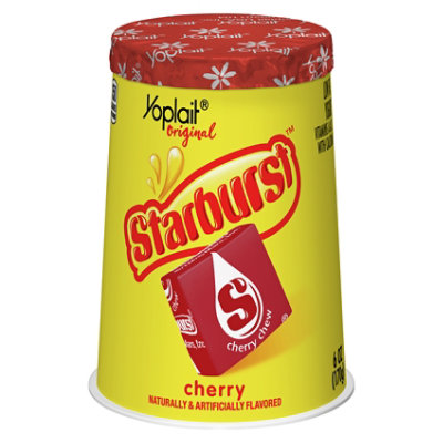 Yoplait Original Low Fat Cherry Starburst Yogurt - 6 OZ