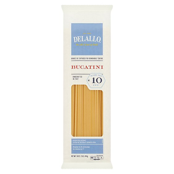 DeLallo Pasta Bag Perciatelli - 16 OZ