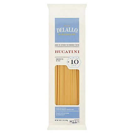 DeLallo Pasta Bag Perciatelli - 16 OZ - Image 1