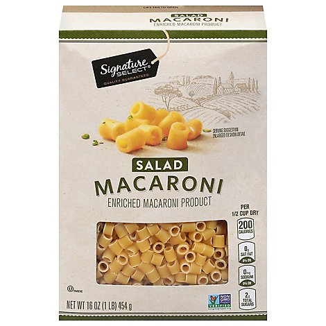 Signature Select Pasta Macaroni Salad - 16 OZ