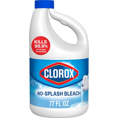 Clorox Regular Splashless Disinfecting Bleach Bottle - 77 Fl. Oz. - Image 1