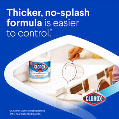 Clorox No Splash Regular Disinfecting Bleach - 77 Fl. Oz. - Image 3