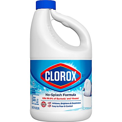 Clorox Regular Splashless Disinfecting Bleach Bottle - 77 Fl. Oz. - Image 1