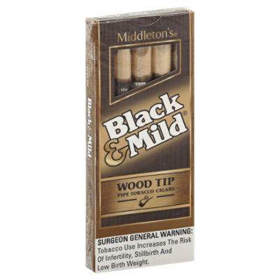 Black & Mild Wood Tip Cigars - 5 PK - Image 1