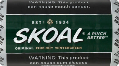 Skoal Fine Cut Wintergreen Snuff - 1.2 OZ - Image 2