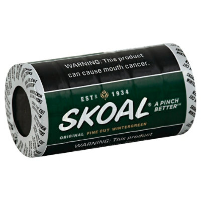 Skoal Fine Cut Wintergreen Snuff - 1.2 OZ - Image 1