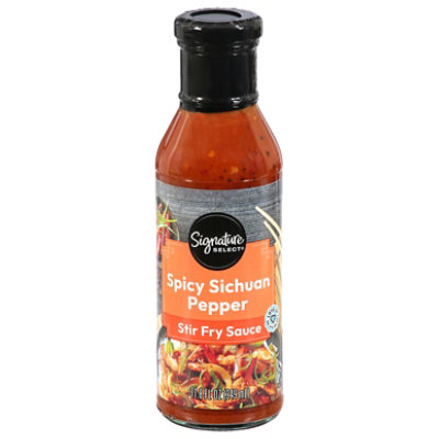 Signature SELECT Stir Fry Spicy Sichuan Pepper Sauce - 11.8 Fl. Oz. - Image 1