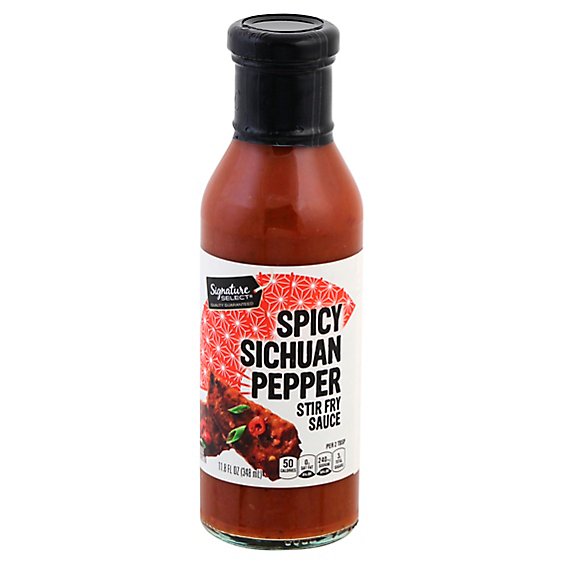 Signature Select Sauce Stir Fry Spicy Sichuan Peppr - 11.8 FZ